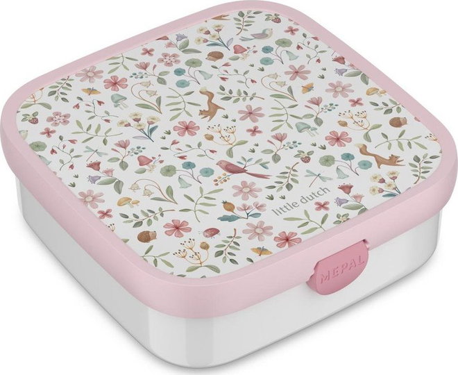 Bílý/růžový plastový dětský svačinový box Fairy Wonders by Little Dutch – Mepal