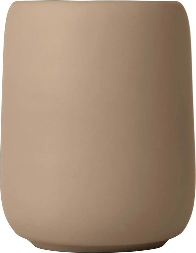 Světle hnědý kelímek na zubní kartáčky Blomus Sono, 300 ml