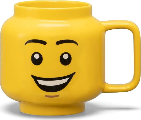 Žlutý keramický dětský hrnek 530 ml Head – LEGO®