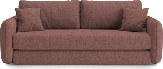 Tmavě růžová rozkládací pohovka 225 cm Dormi – Micadoni