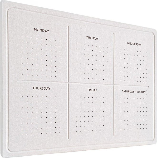 Akustická tabule 60x45 cm Planner S – Styler