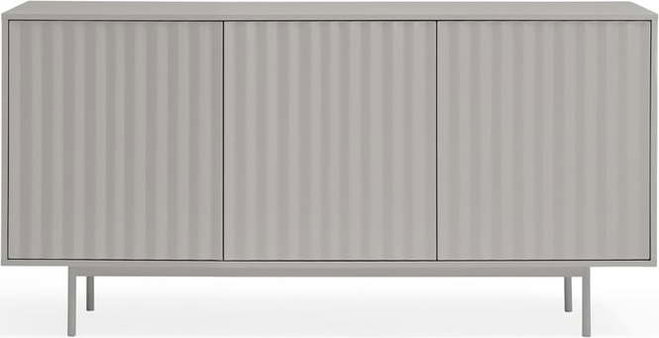 Šedá nízká komoda 159x80 cm Sierra – Teulat