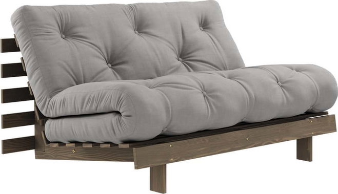 Šedá rozkládací pohovka 140 cm Roots – Karup Design