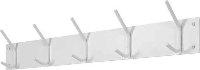 Bílý kovový nástěnný věšák 70 cm Fusion – Spinder Design