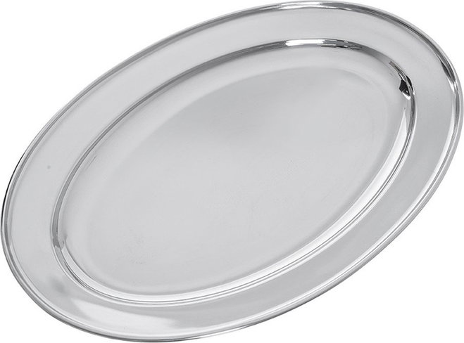 Servírovací tác z nerezové oceli 20,5x30 cm – Orion