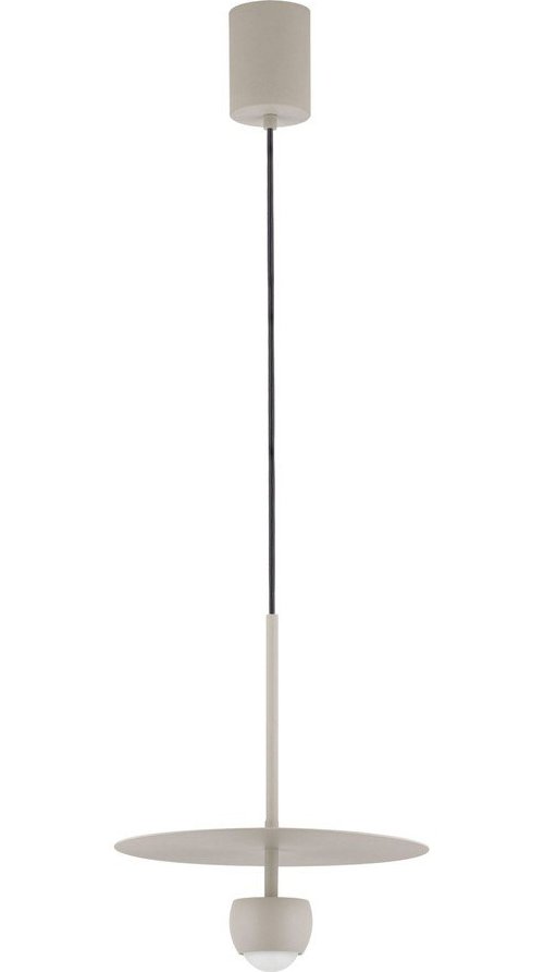 Béžové hliníkové LED závěsné svítidlo ø 30 cm Edem – Nova Luce