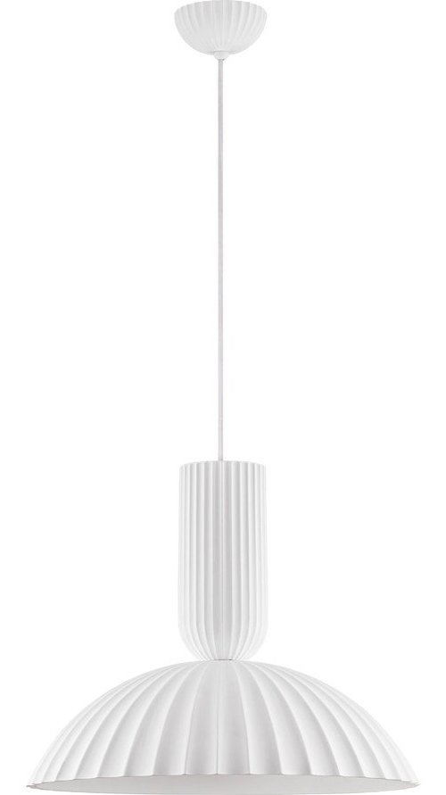 Bílé kamenné závěsné svítidlo ø 50 cm Ammos – Nova Luce
