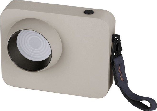 Béžová kovová LED stmívatelná stolní lampa (výška 11 cm) Kedros – Nova Luce