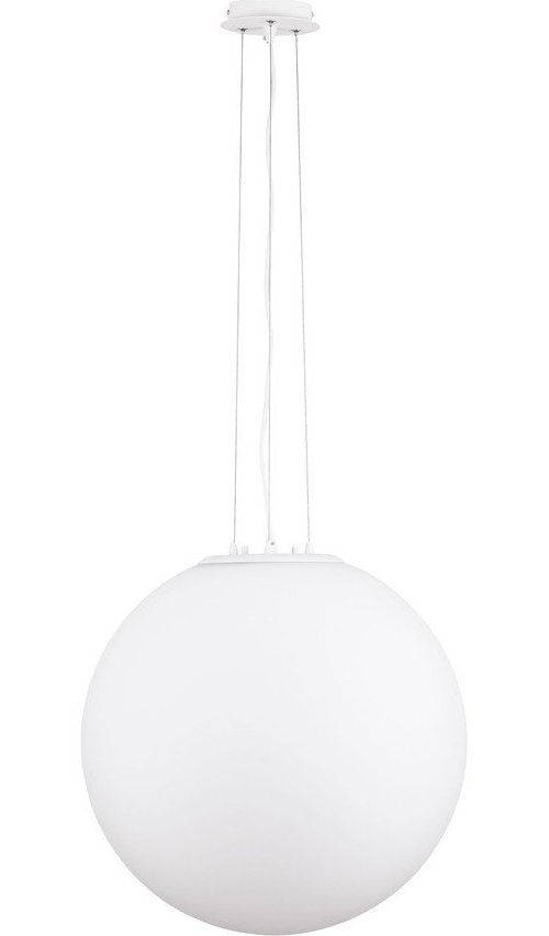 Bílé skleněné závěsné svítidlo ø 50 cm Nevoso – Nova Luce