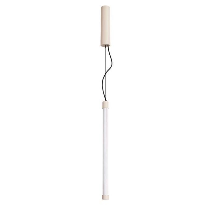 Béžové kovové LED závěsné svítidlo ø 6 cm TRANG – Thoro