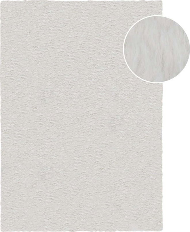 Bílá syntetická kožešina 160x230 cm Alpine Faux Fur – Flair Rugs