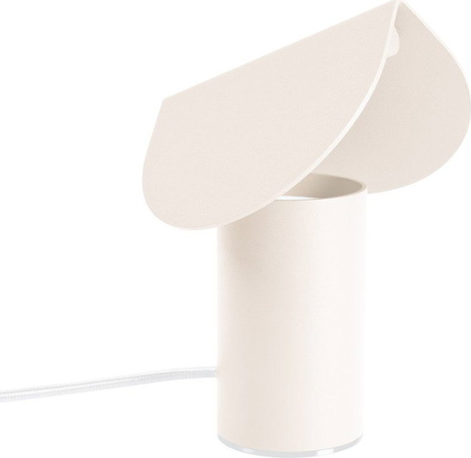 Béžová hliníková LED stolní lampa (výška 15 cm) BISCUIT – Thoro