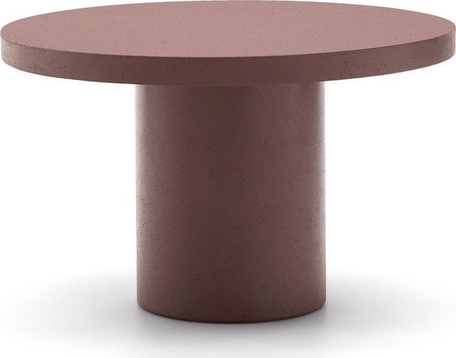 Betonový kulatý zahradní jídelní stůl ø 120 cm Aiguablava – Kave Home