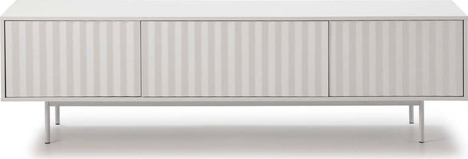 Bílý TV stolek 180x52 cm Sierra – Teulat