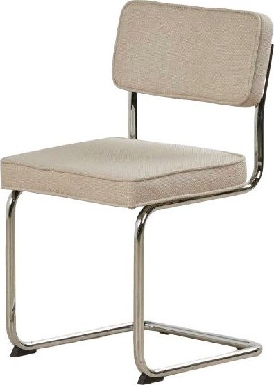 Béžová čalouněná houpací jídelní židle Rupert – Unique Furniture