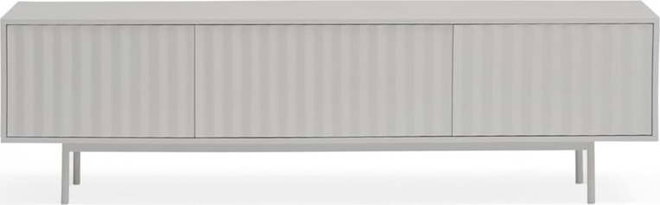 Šedý TV stolek 180x52 cm Sierra – Teulat
