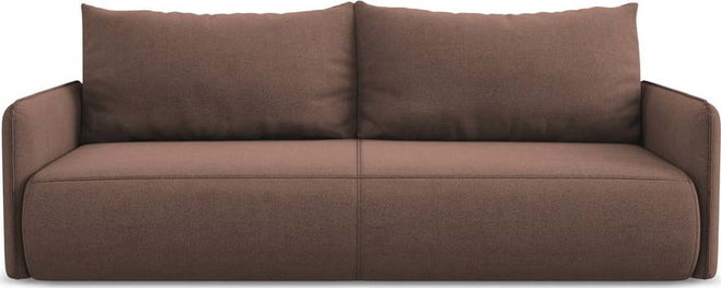 Růžová rozkládací/s úložným prostorem pohovka 216 cm Nanea – Makamii