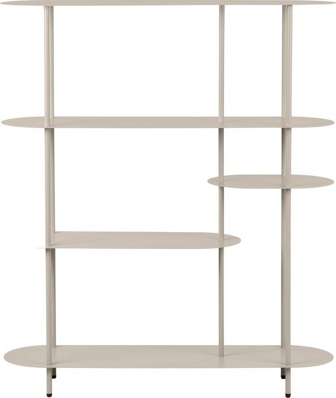 Béžový kovový regál 118x139x31 cm Rieti – House Nordic