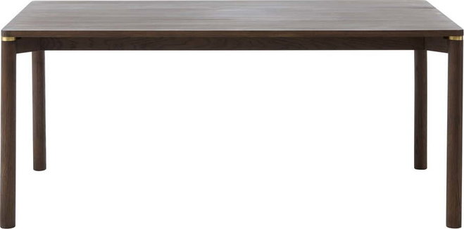 Hnědý rozkládací jídelní stůl 95x180 cm Arun – Unique Furniture