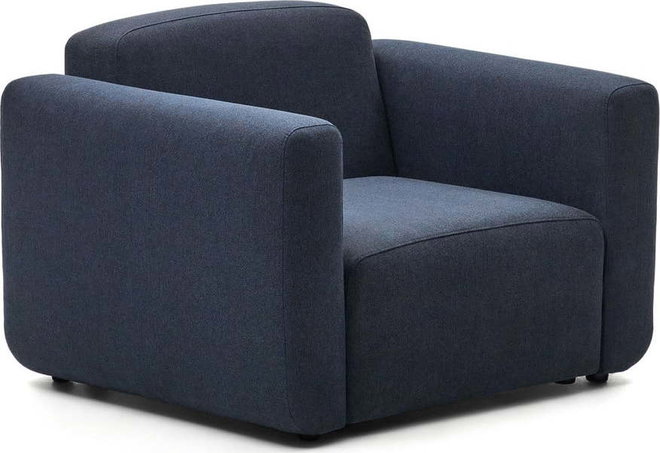 Tmavě modré křeslo Neom – Kave Home