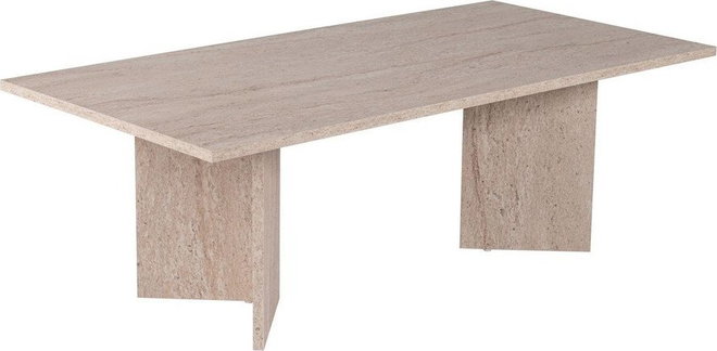 Béžový pololesklý konferenční stolek 60x119 cm Sabin – Kalune Design