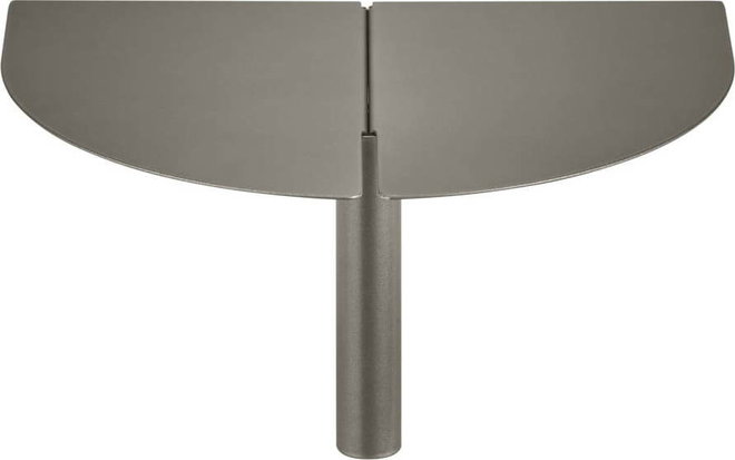 Šedá ocelová police 30 cm Oru – Blomus