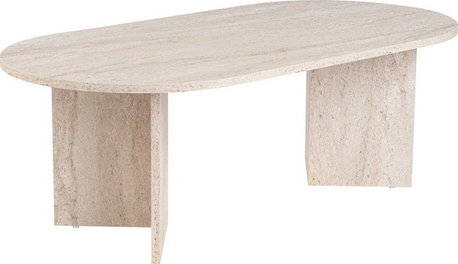 Béžový pololesklý konferenční stolek 60x119 cm Sable – Kalune Design