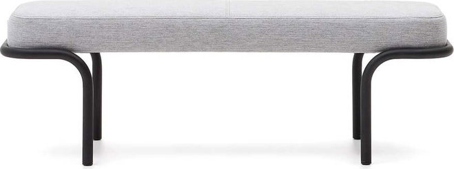 Světle šedá lavice Compo – Kave Home