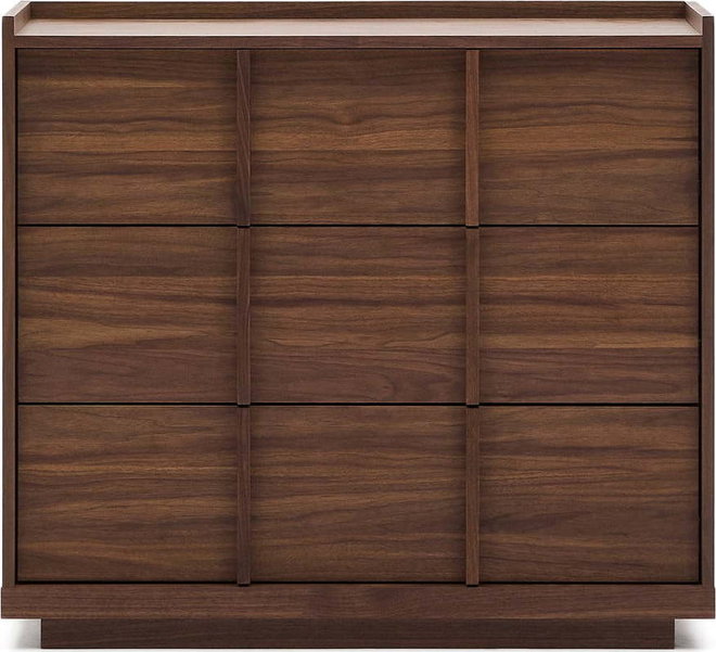 Hnědá komoda v dekoru ořechu 100x78x50 cm Onix – Kave Home