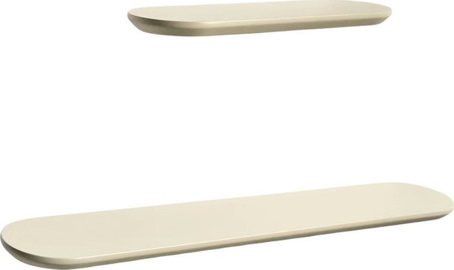 Béžové police v sadě 2 ks 55 cm Arely – Kave Home
