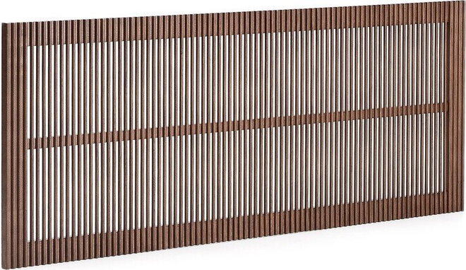 Čelo postele z jasanového dřeva v tmavě přírodní barvě 175x70 cm Beyla – Kave Home