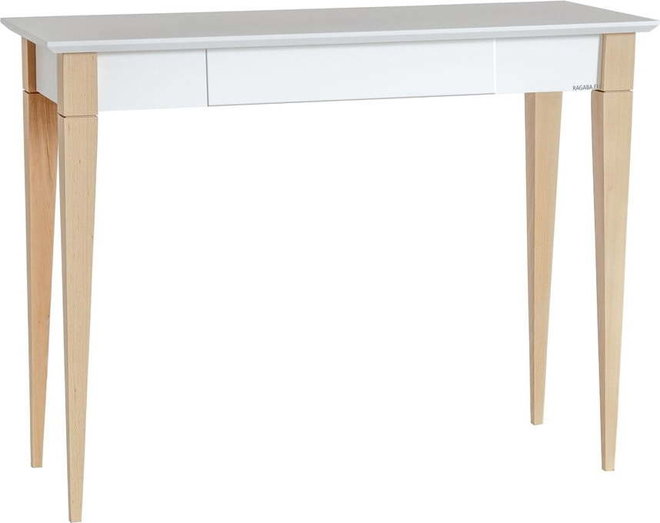 Bílý pracovní stůl Ragaba Mimo, délka 105 cm