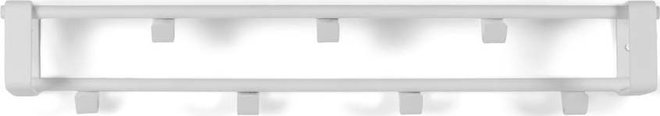 Bílý kovový nástěnný věšák 60 cm Rex – Spinder Design