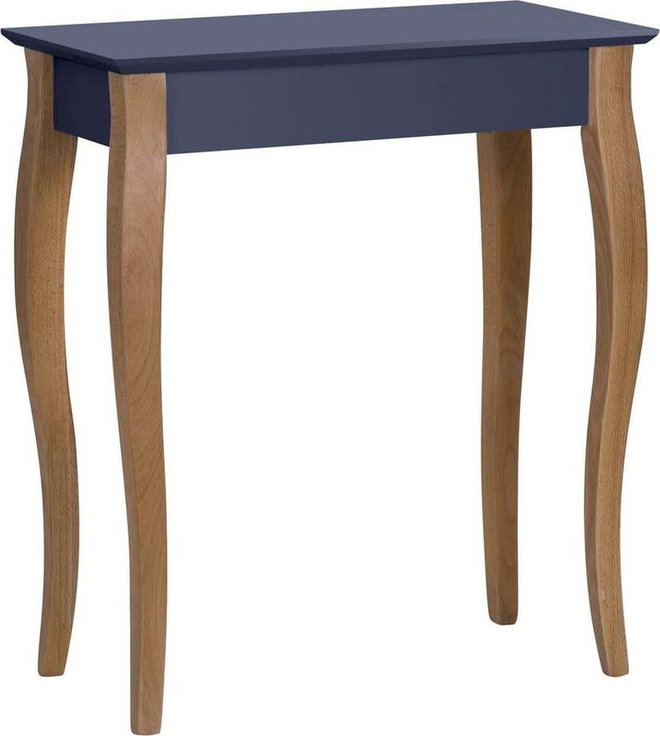 Grafitově šedý konzolový odkládací stolek Ragaba Console, délka 65 cm