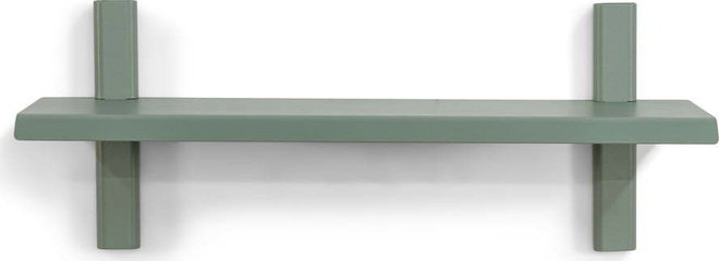 Šedozelená kovová police 60 cm Hola – Spinder Design