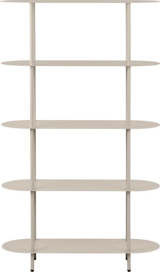 Béžový kovový regál 90x150x31 cm Rieti – House Nordic