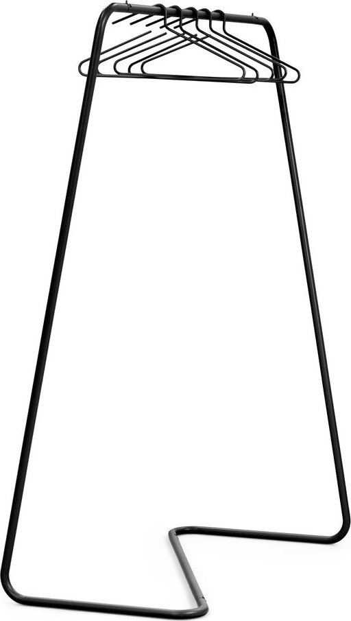 Černý ocelový stojan na oblečení 118x160x57 cm Hang-On – Spinder Design