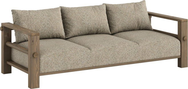 Šedá pohovka 225 cm Bare – Karup