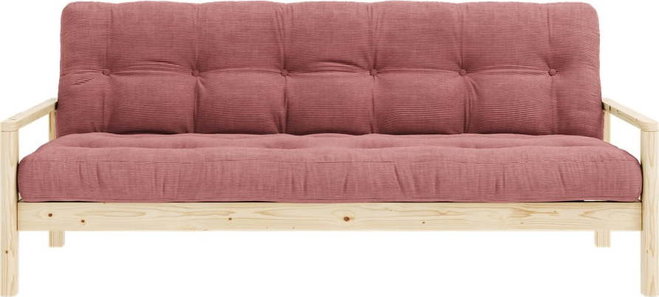 Růžová rozkládací pohovka 205 cm Knob – Karup Design