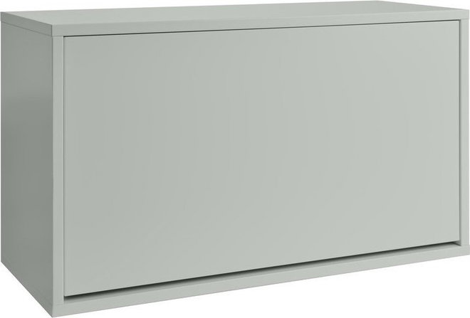 Šedomodrý výklopný/závěsný botník 70x30x40 cm – ReCollector