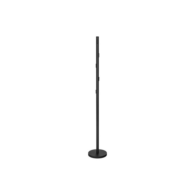 Černý kovový věšák ø 25x183 cm Yuko – noo.ma